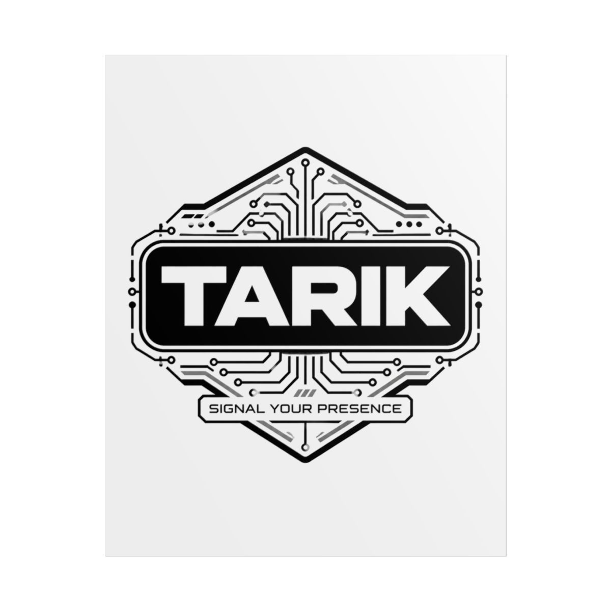Tarik "Signal Your Presence" Poster - Official Posters & Wall Art merchandise