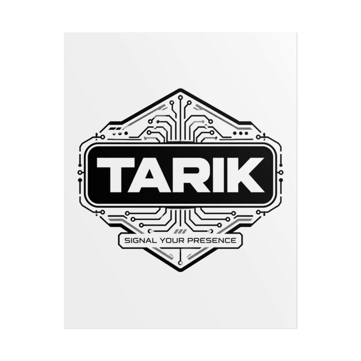 Tarik "Signal Your Presence" Poster - alternate angle 1, merchandise