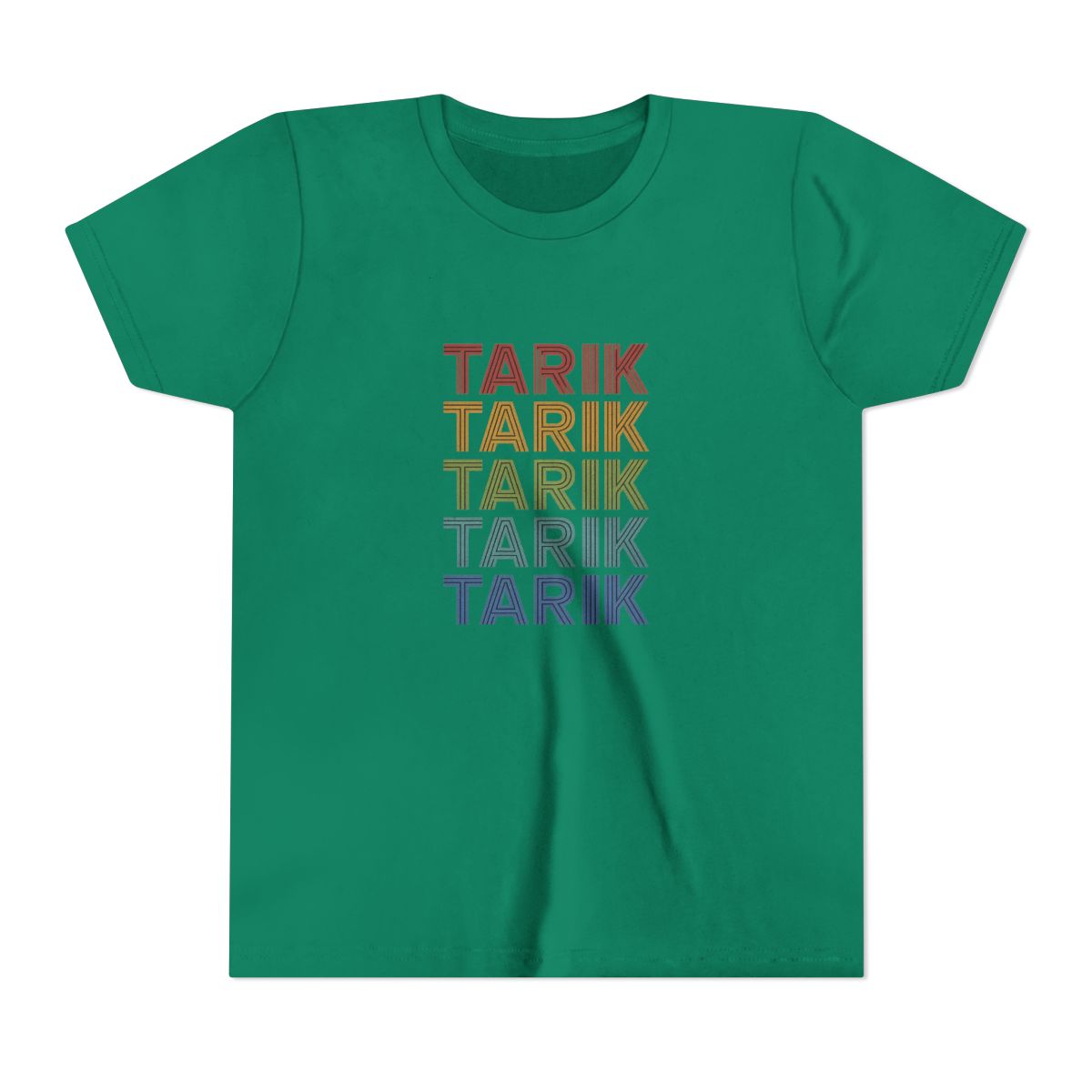 Tarik Name T Shirt - Tarik Vintage Retro Tarik Name Gift Item Kids Tee - alternate angle 2, merchandise