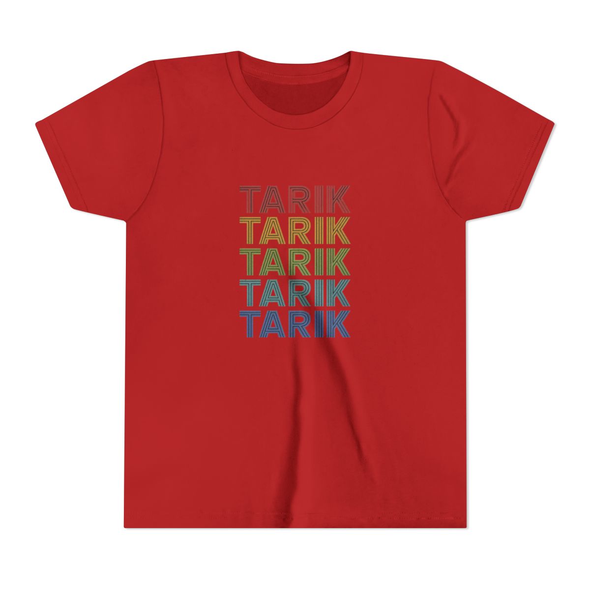 Tarik Name T Shirt - Tarik Vintage Retro Tarik Name Gift Item Kids Tee - alternate angle 5, merchandise