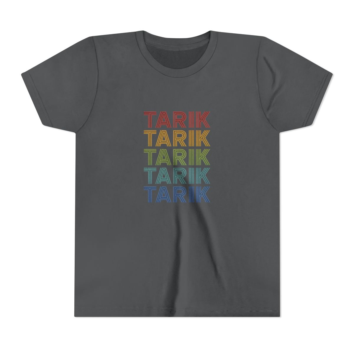Tarik Name T Shirt - Tarik Vintage Retro Tarik Name Gift Item Kids Tee - alternate angle 4, merchandise
